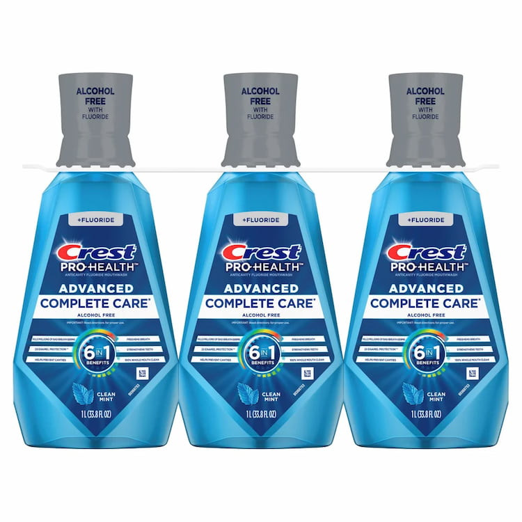A photo of Crest Pro-Health  mouthwash as the best mouthwash in Canada