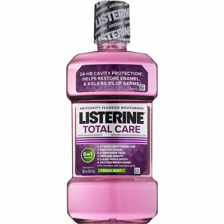 A photo of LISTERINE TOTAL CARE mouthwash as the best mouthwash in Canada